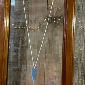 Montana Yellowstone River Glass Necklace
